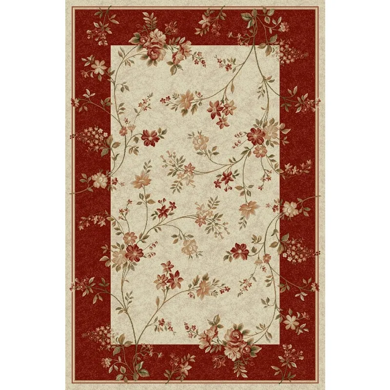 Covor Dreptunghiular, 160 x 230 cm, Crem/ Rosu, Lotos 551/120