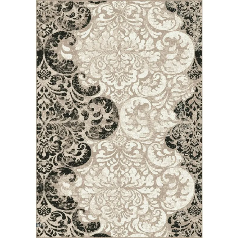 Covor Dreptunghiular, 200 x 300 cm, Crem / Maro, Model Cappuccino 16116