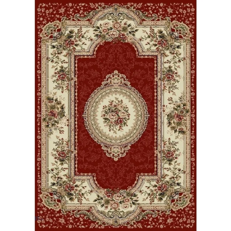 Covor Dreptunghiular, 200 x 300 cm, Rosu, Model Clasic Lotos 571/210