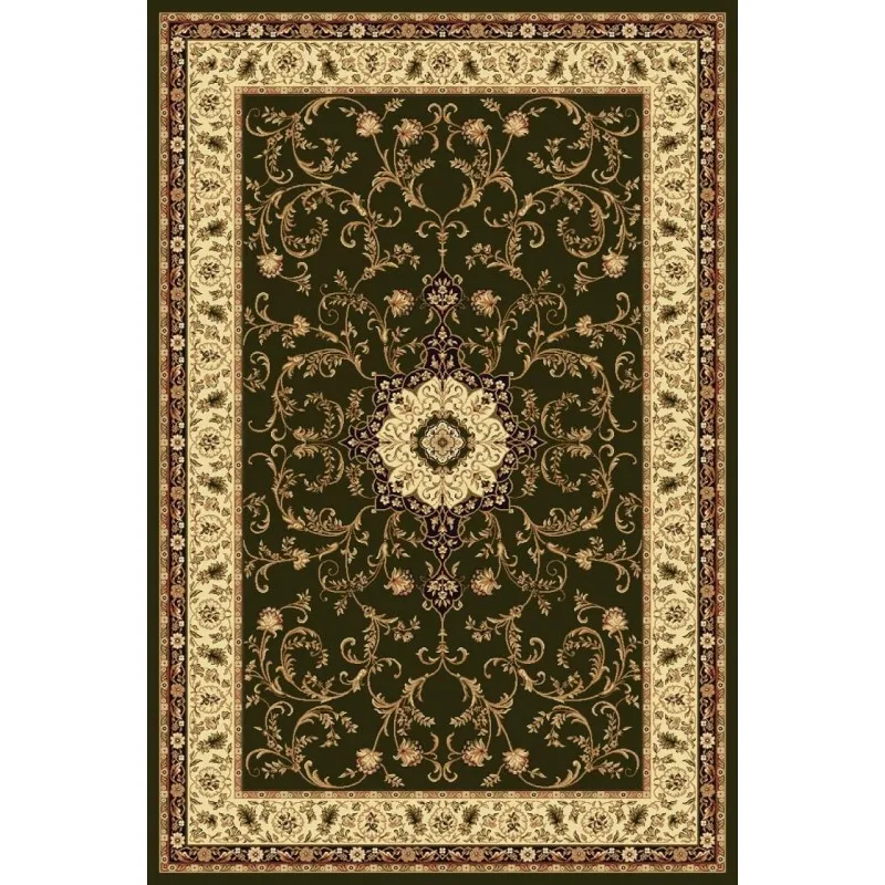 Covor Dreptunghiular, 200 x 300 cm, Verde / Crem, Lotos 523