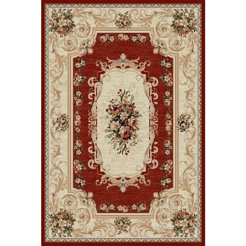 Covor Dreptunghiular, 50 x 80 cm, Rosu, Lotos Model Floral 535