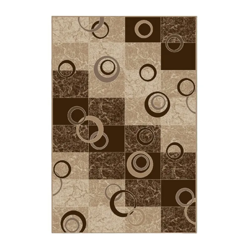 Covor Dreptunghiular, 60 x 110 cm, Bej / Maro, Daffi 13058/120