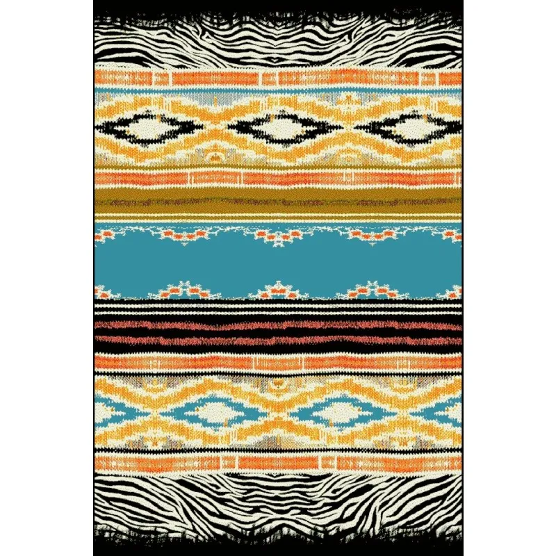 Covor Dreptunghiular, 60 x 130 cm, Multicolor, Kolibri Country 11335