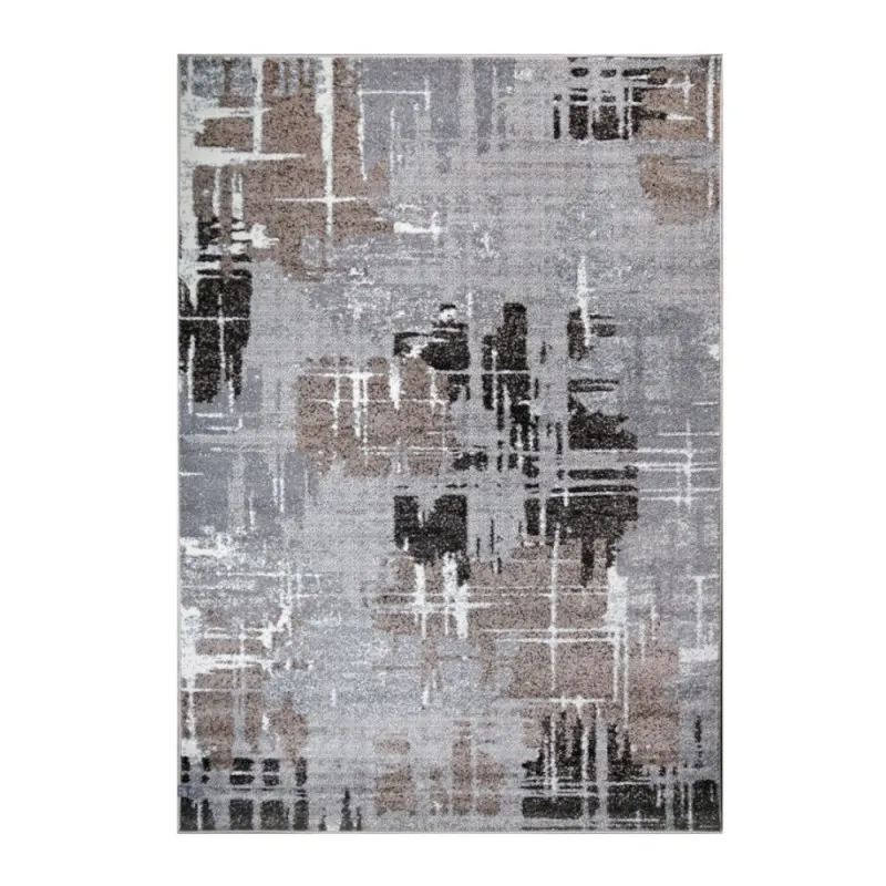Covor Dreptunghiular, 80 x 150 cm, Gri / Maro, Mira 24037/123