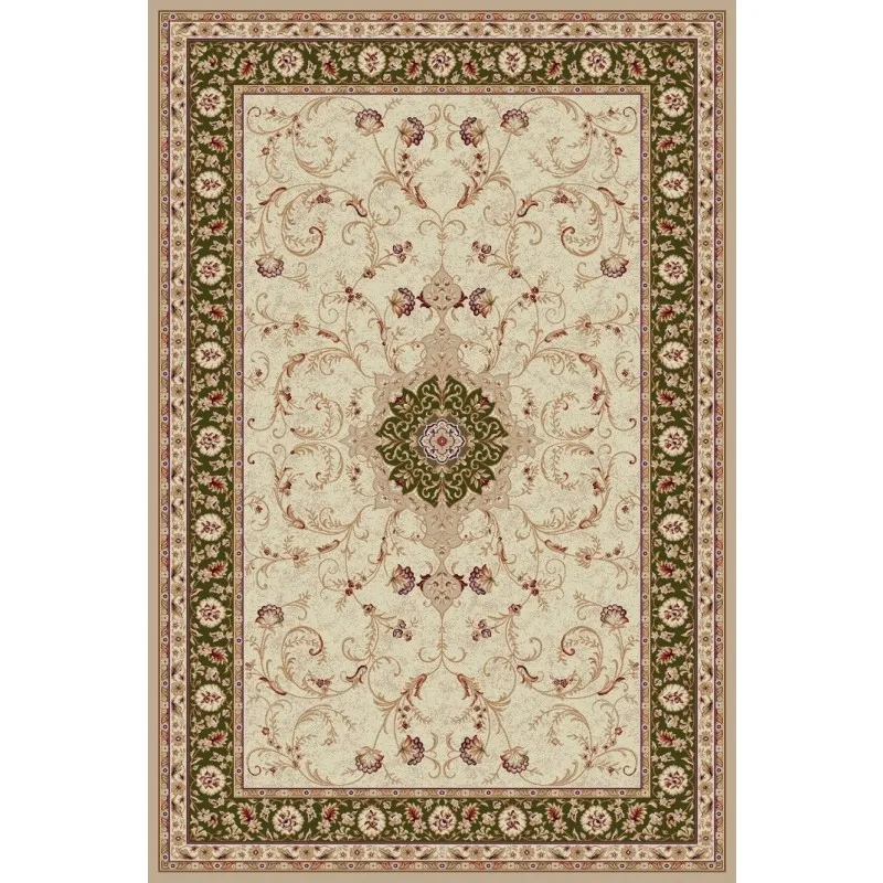 Covor Dreptunghiular, 80 x 150 cm, Verde, Model Clasic Lotos 523/130