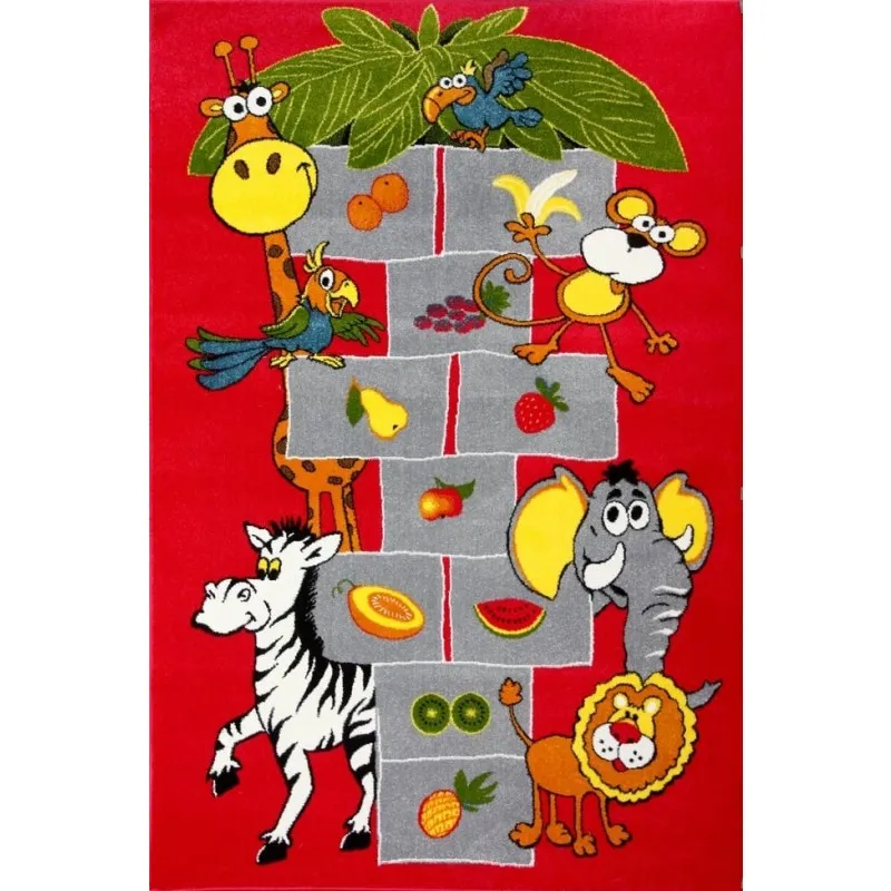 Covor Dreptunghiular pentru Copii, 300 x 400 cm, Rosu, Kolibri Model Sotron 11120/120