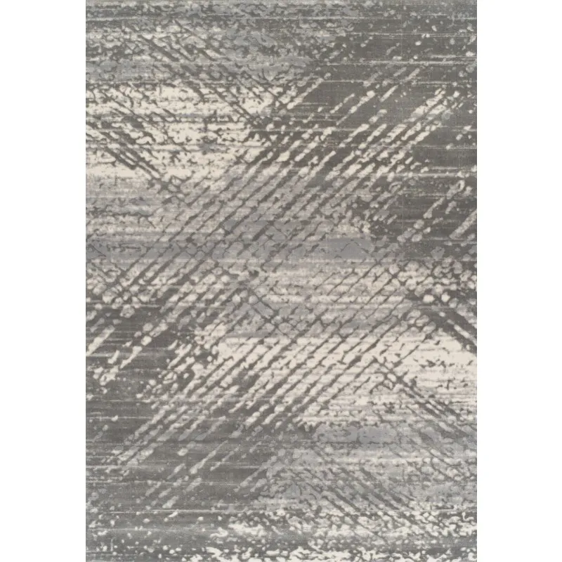 Covor Egiptean Dreptunghiular, 120 x 200 cm, Gri, Model Toscana 4E