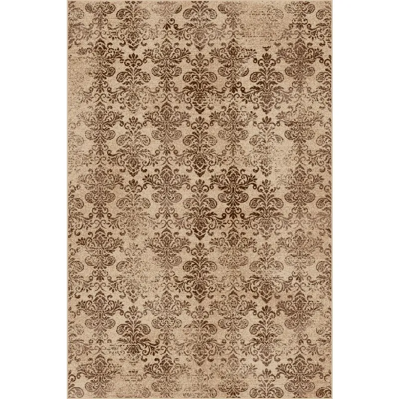 Covor Modern, Daffi 13121, Bej/Maro, 60x110 cm, 1700 gr/mp