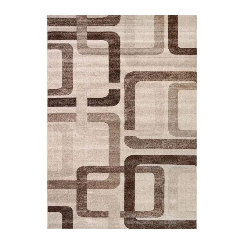 Covor Modern, Daffi Bej / Maro, 13151, 200 x 300 cm, 1700 gr/mp