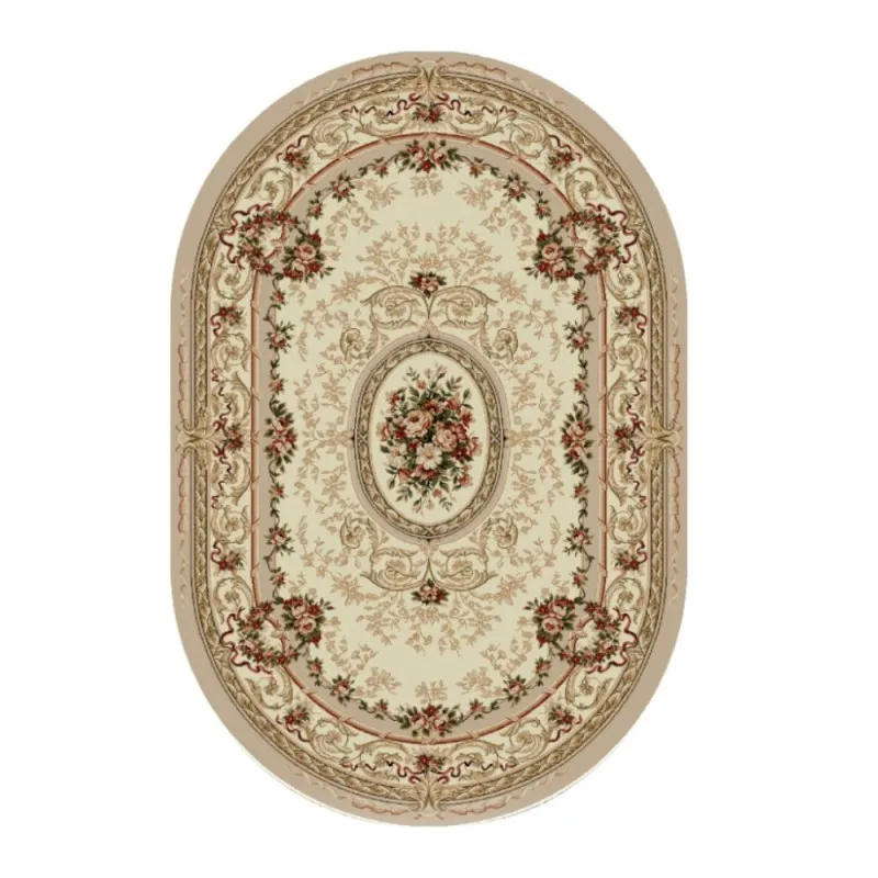 Covor Oval, 60 x 110 cm, Crem, Lotos 568/100