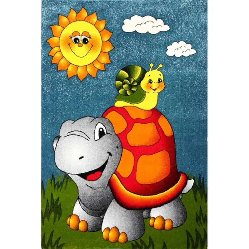 Covor pentru Copii, Kolibri Broasca Testoasa 11111, 160x230 cm, 2300 gr/mp