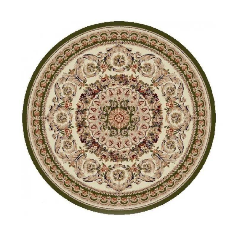 Covor Rotund, 100 x 100 cm, Verde, Lotos 539/130
