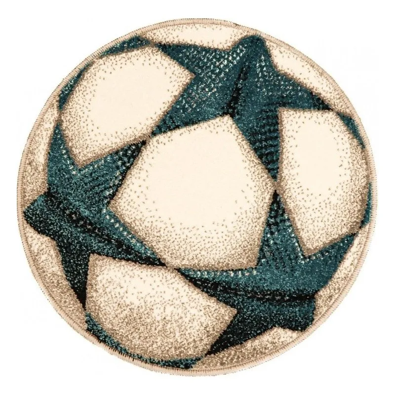 Covor Rotund Alb, 67 x 67 cm, Kolibri Model UEFA 11199