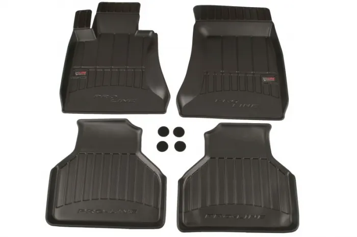 Covorase auto (set, cauciuc, 4 bucati, culoare negru) BMW Seria 7 (E65, E66, E67) intre 2001-2008