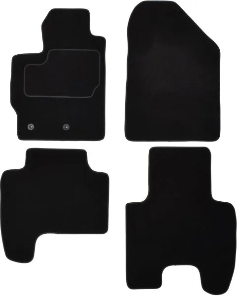 Covorase auto (set, velur, 4 bucati, culoare negru, 3; 5 usi) TOYOTA YARIS intre 2005-2012