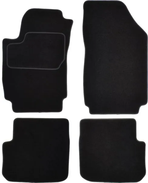 Covorase auto (set, velur, 4 bucati, culoare negru, 3 usi) FIAT STILO intre 2001-2007