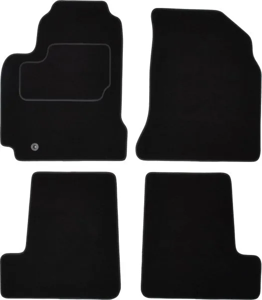 Covorase auto (set, velur, 4 bucati, culoare negru, 3 usi) TOYOTA RAV 4 II intre 2000-2005