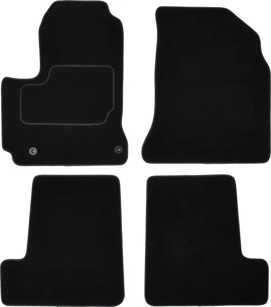Covorase auto (set, velur, 4 bucati, culoare negru, 3 usi) TOYOTA RAV 4 III dupa 2005