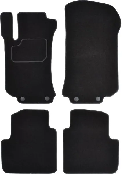 Covorase auto (set, velur, 4 bucati, culoare negru, 4 places) MERCEDES R (W251, V251) intre 2005-2014