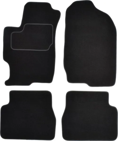 Covorase auto (set, velur, 4 bucati, culoare negru, 4 usi) MAZDA 6 intre 2002-2008