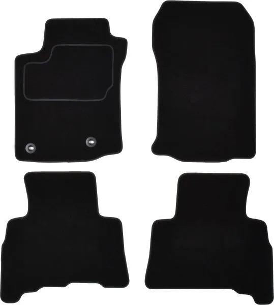Covorase auto (set, velur, 4 bucati, culoare negru, 5; 7 locuri) TOYOTA LAND CRUISER PRADO dupa 2009