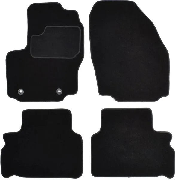Covorase auto (set, velur, 4 bucati, culoare negru, 5 locuri) FORD S-MAX intre 2006-2014