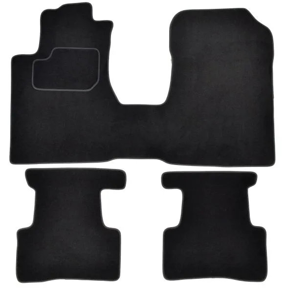 Covorase auto (set, velur, 4 bucati, culoare negru, 5 locuri) HONDA CR-V III dupa 2006