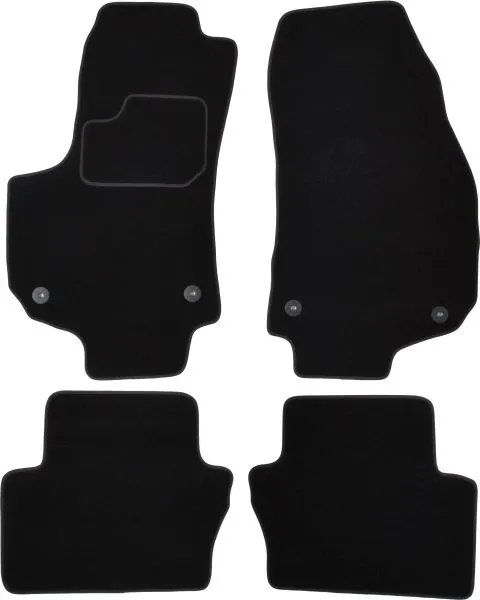 Covorase auto (set, velur, 4 bucati, culoare negru, 5 locuri) OPEL ZAFIRA   ZAFIRA FAMILY B intre 2005-2015
