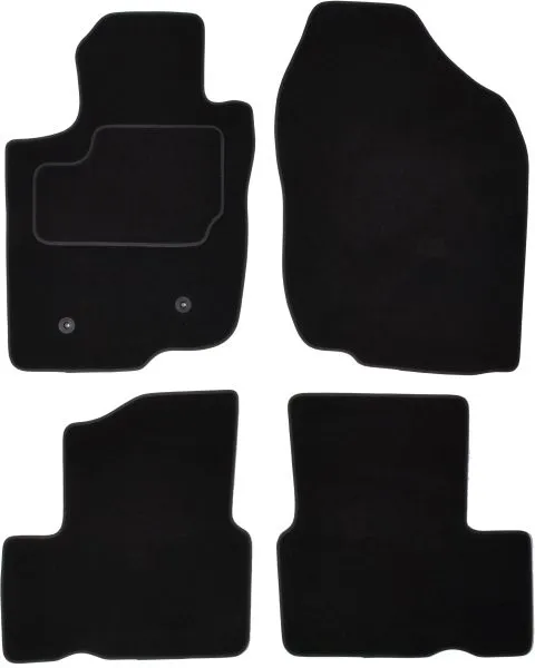 Covorase auto (set, velur, 4 bucati, culoare negru, 5 usi) TOYOTA RAV 4 III dupa 2005