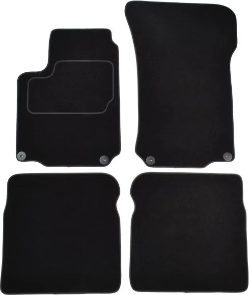 Covorase auto (set, velur, 4 bucati, culoare negru) SEAT LEON intre 1999-2006