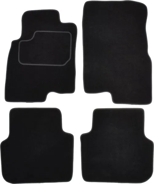 Covorase auto (set, velur, 4 bucati, culoare negru) SMART FORFOUR intre 2004-2006