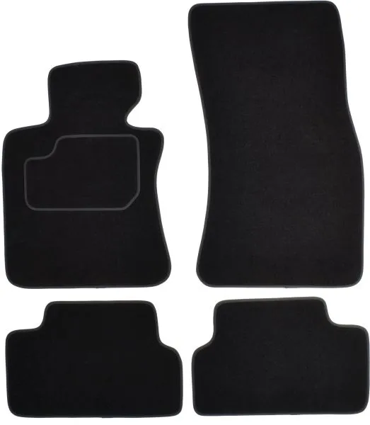 Covorase auto (set, velur, 4 bucati, culoare negru, up to 2007) BMW 6 (E63) intre 2003-2010