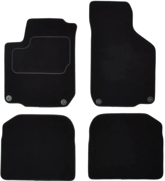 Covorase auto (set, velur, 4 bucati, culoare negru) VW BORA intre 1998-2013