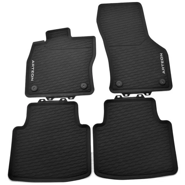 Covorase de cauciuc All-weather originale Volkswagen Arteon 2017- Set 4 bucati TPE