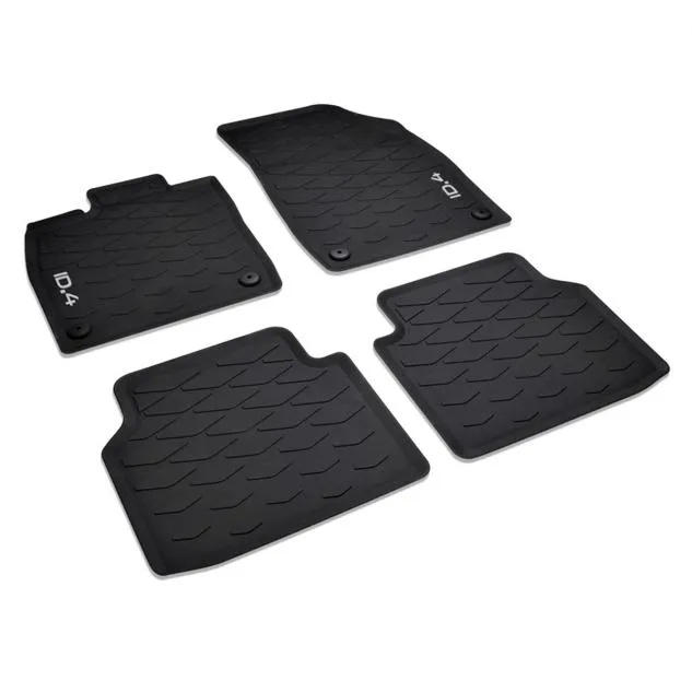 Covorase de cauciuc All-weather originale Volkswagen ID.4 (E21) 2021-, Set fata si spate, TPE