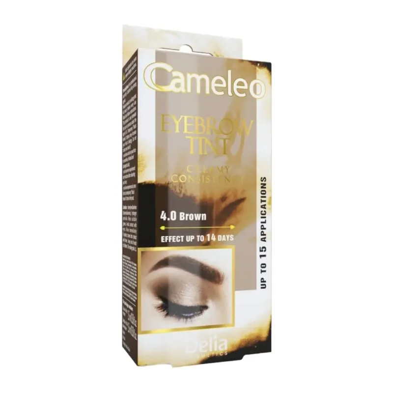 Crema Coloranta pentru Sprancene Delia Cameleo 4.0 Brown, 15 ml