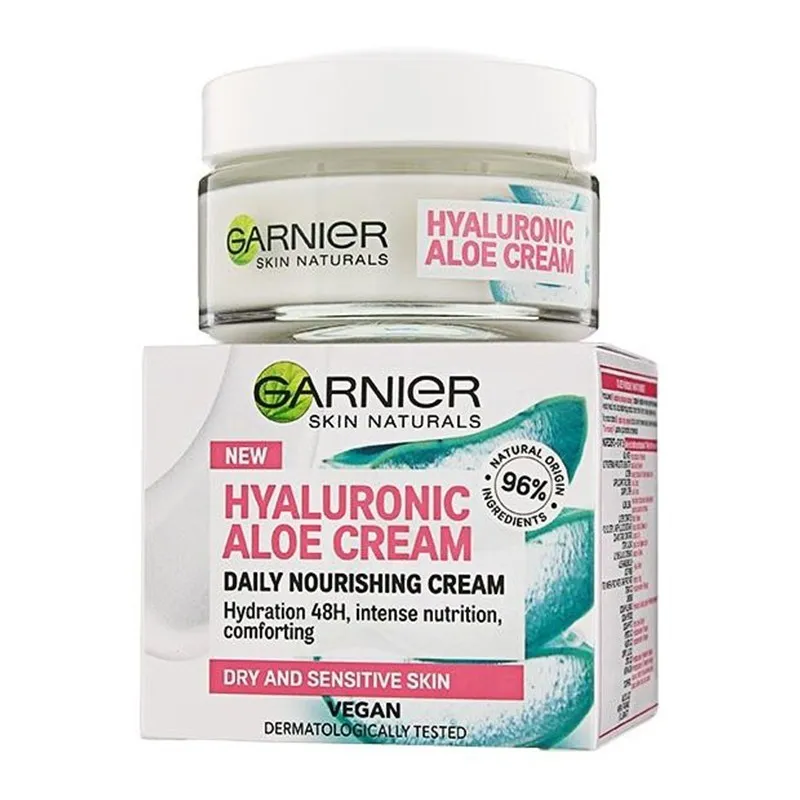 Crema Hidratanta cu Aloe si Acid Hialuronic, Garnier Skin Naturals, 50 ml