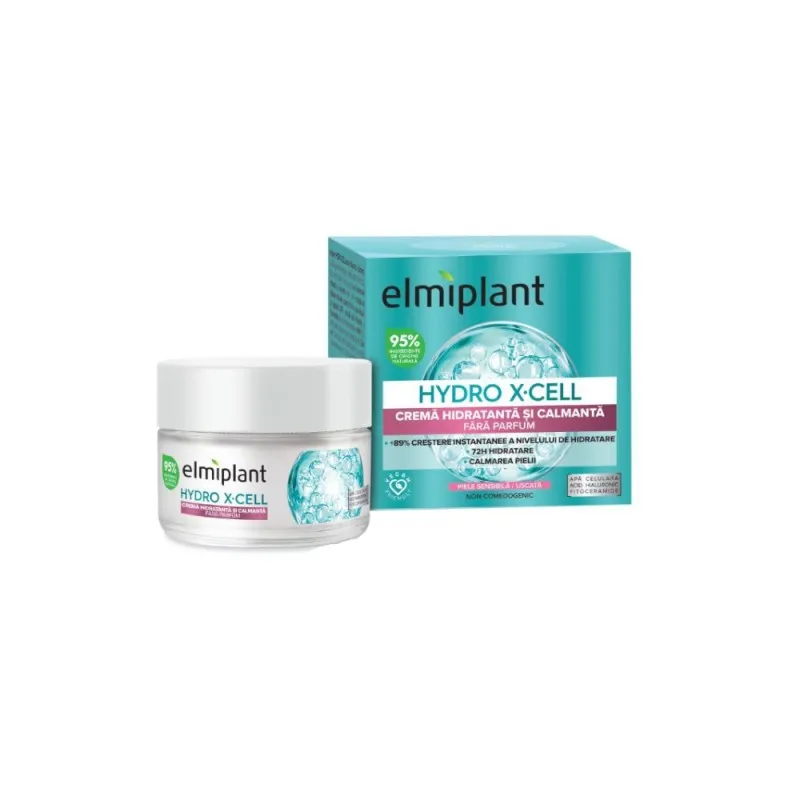 Crema Hidratanta si Calmanta Elmiplant, Hydro X-Cell 50 ml