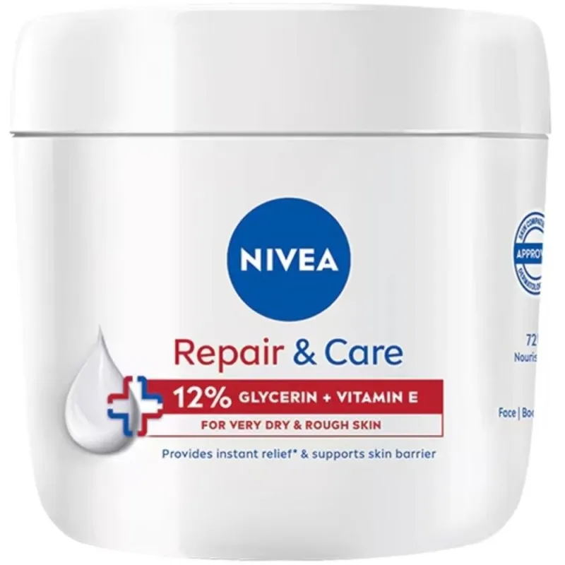 Crema Nivea Repair & Care cu 15% Glicerina si Vitamina E, 400 ml