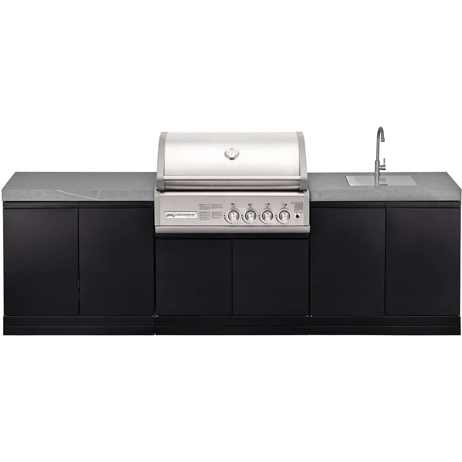 Crossray Bucatarie de exterior Grandhall K0GK-01 si Gratar pe gaz Crossray by Heatstrip TCS4EU30