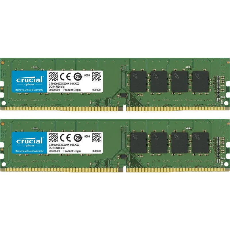 CRUCIAL Memorie Crucial 32GB DDR4 3200MHz CL22 Dual Channel Kit