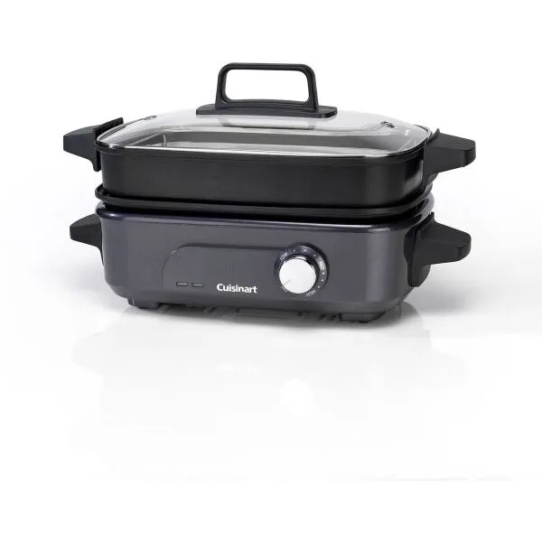 Cuisinart Multicooker 5 in 1 Cuisinart GRMC3E, 1400 W, 4.7 L, Gri