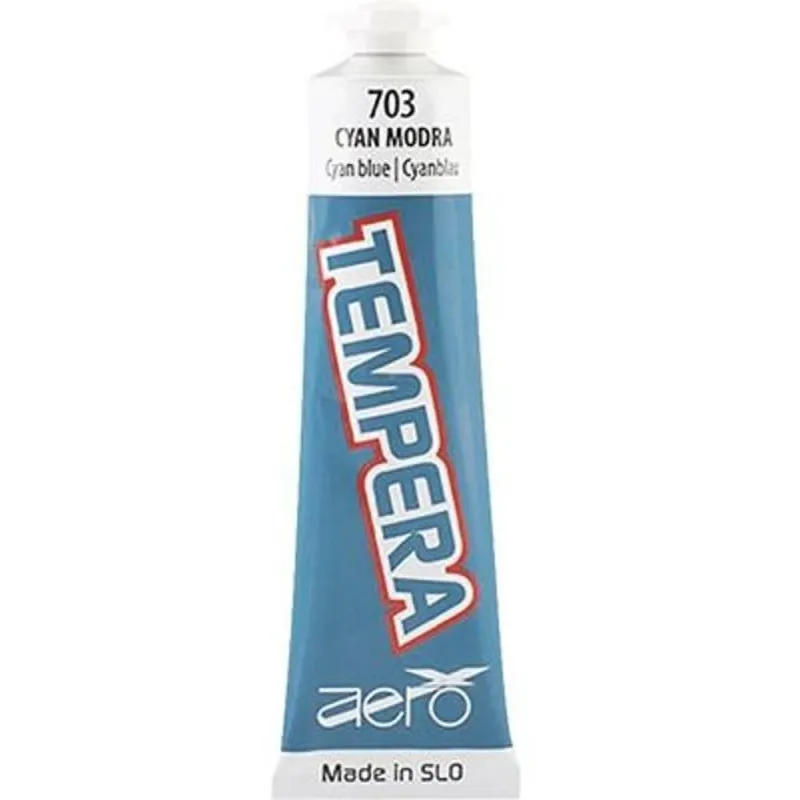 Culoare Tempera Aero, Cyan, 42 ml
