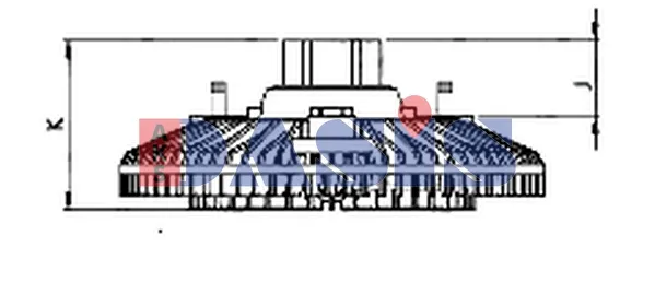 Cupla ventilator radiator potrivit CLAAS