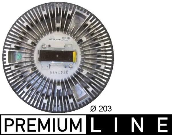 Cupla ventilator radiator potrivit MERCEDES ATEGO, ATEGO 2 OM902.916-OM906.954 01.98-