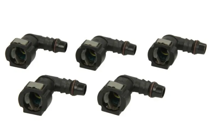 Cuplaj furtun combustibil (unghi, diametru: 9,89mm, ID 10; 10mm x 12mm, pret pentru 5 buc.)