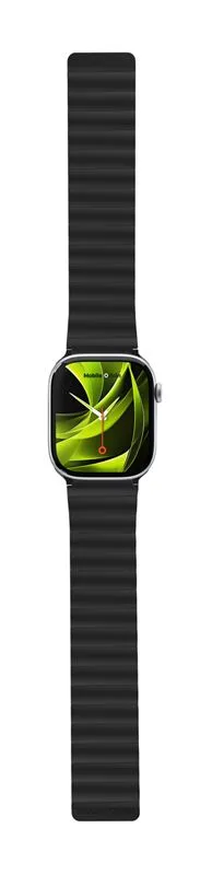 Curea magnetica Mobile Origin II compatibila cu Apple Watch 49 / 46 / 45 / 44 / 42 mm, Negru