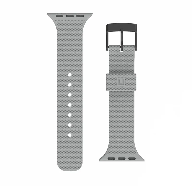 Curea silicon UAG U Silicone Strap compatibila cu Apple Watch (41/40/38mm) Grey