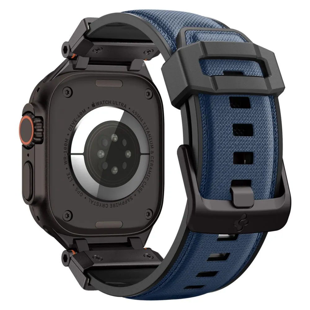 Curea Spigen DuraPro Armor compatibila cu Apple Watch 4/5/6/7/8/9/10/SE/Ultra1/2 42/44/45/46/49mm Navy Blue
