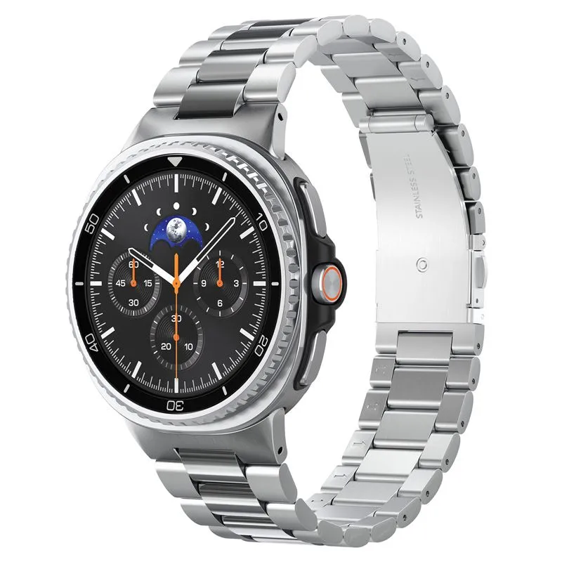 Curea Spigen Modern Fit 316L compatibila cu Samsung Galaxy Watch 8 40/44/46mm, Stainless Steel
